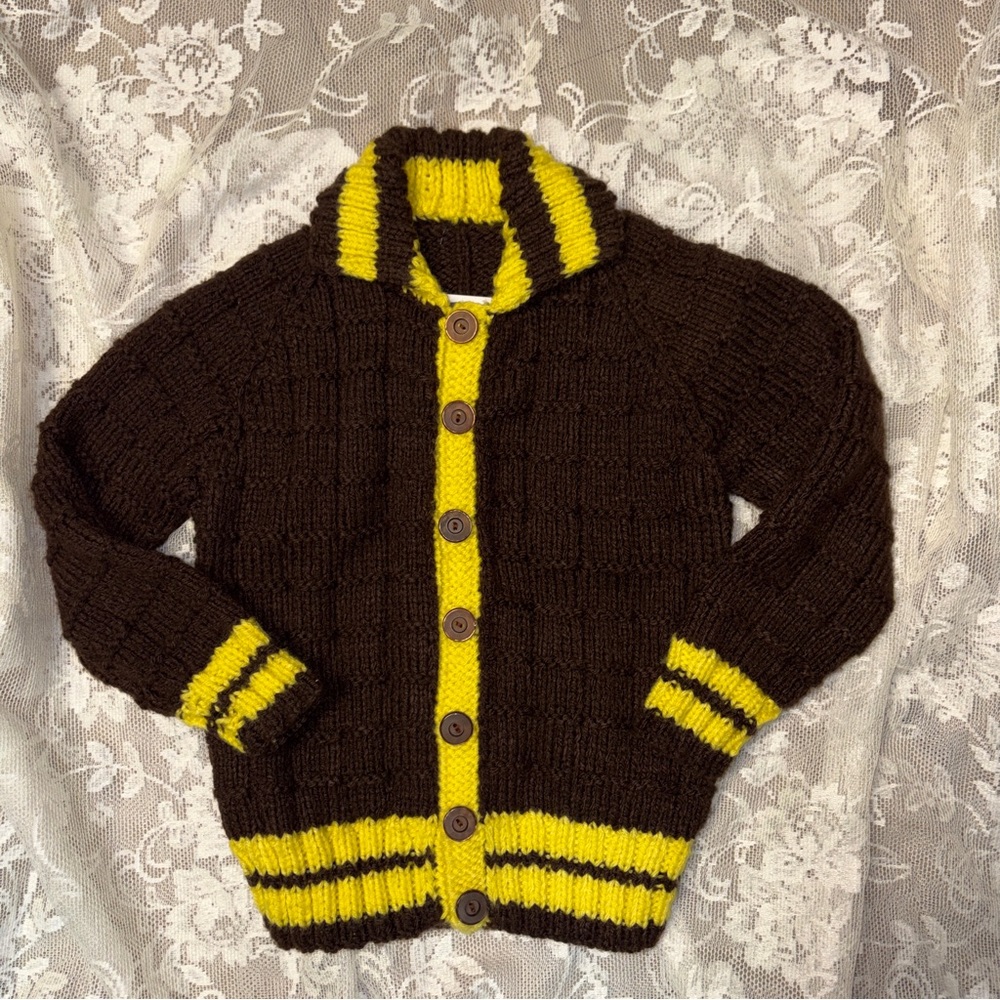 70’s kids cardigan